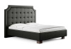 Кровать Elysium 140 200 Эко-кожа черная