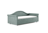 Кровать Maria 90 180 Замша мятный