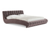 Кровать Milano 180 200 Микровелюр кофе