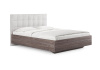 Кровать Luiza (ясень анкор) 180 190 Замша пепельный