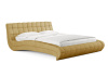 Кровать Milano 160 200 Замша горчичный