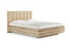 Кровать Luiza (ясень ориноко) 120 190 Вельвет бежевый