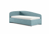 Кровать Paola L 90 190 Замша голубой