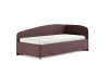 Кровать Paola R 90 190 Рогожка марсала