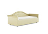 Кровать Maria 80 180 Эко-кожа бежевый