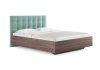 Кровать Luiza (ясень анкор) 80 190 Микровелюр селадон