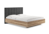 Кровать Luiza (ясень ориноко) 200 200 Фултон графит