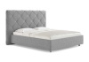 Кровать Manhattan 200 200 Кашемир светло серый