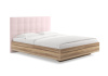 Кровать Luiza (ясень ориноко) 90 190 Тедди розовый