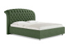 Кровать Венеция 140 200 Рогожка зеленый