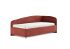 Кровать Paola R 80 190 Микровелюр терракотовый