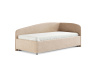 Кровать Paola R 80 180 Микровелюр бежевый