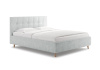 Кровать Bella 180 200 Бентли светло-серый 
