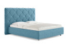 Кровать Manhattan 90 190 Рогожка голубой