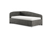Кровать Paola L 120 180 Фултон графит