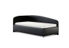 Кровать Paola L 80 190 Эко-кожа черная