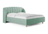 Кровать Valencia 140 200 Микровелюр селадон