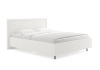 Кровать Бергамо 80 190 Эко-кожа белый
