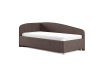 Кровать Paola L 80 180 Замша какао