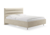 Кровать Linda 140 200 Замша кремовый