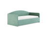 Кровать Uno 80 180 Микровелюр селадон