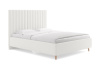 Кровать Аманда 90 190 Эко-кожа белый