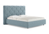 Кровать Manhattan 200 200 Кашемир голубой