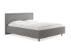 Кровать Бергамо 200 200 Замша серый