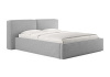Кровать Европа 120 190 Кашемир светло серый