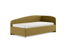Кровать Paola R 90 200 Кашемир горчичный