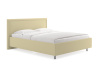 Кровать Бергамо 120 200 Эко-кожа бежевый