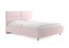 Кровать Omega 140 190 Тедди розовый