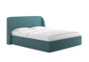Кровать Nicole 80 190 Замша изумрудный