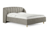 Кровать Valencia 120 190 Замша бежевый