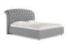 Кровать Венеция 200 200 Кашемир светло серый