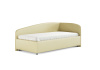 Кровать Paola R 80 190 Эко-кожа бежевый