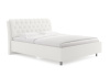 Кровать Оливия 120 190 Эко-кожа белый