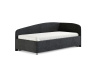 Кровать Paola R 80 190 Рогожка графит