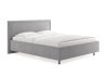 Кровать Бергамо 200 200 Кашемир светло серый