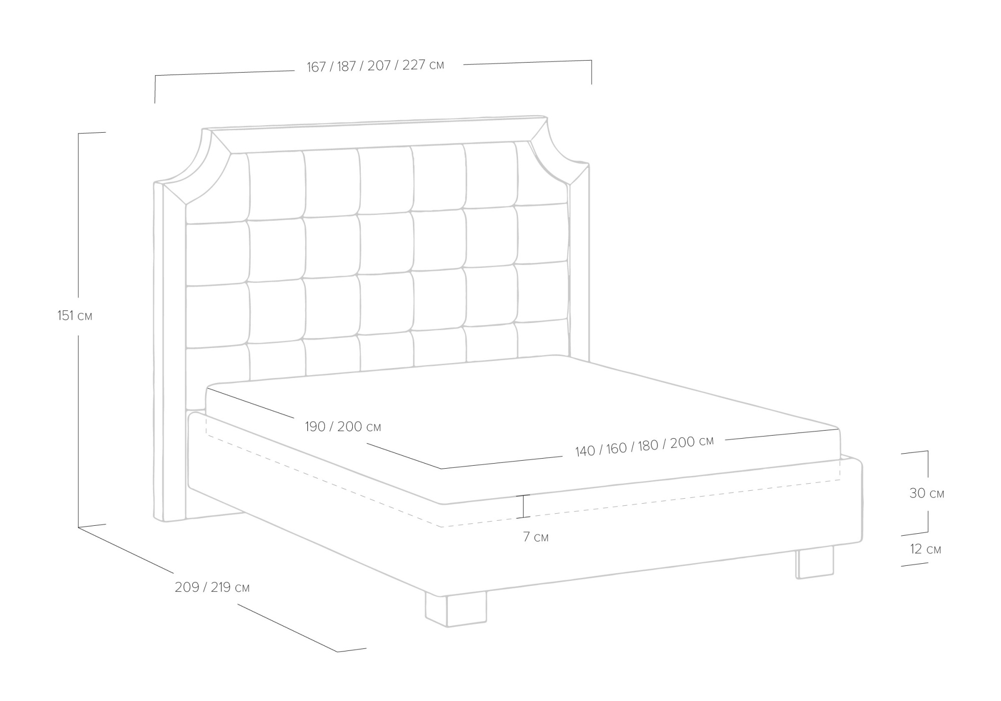 Кровать Elysium