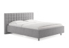 Кровать Сиена 120 200 Кашемир светло серый