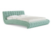Кровать Milano 80 190 Микровелюр селадон