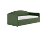 Кровать Uno 80 190 Рогожка зеленый