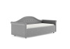 Кровать Maria 90 190 Кашемир светло серый