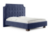 Кровать Elysium 200 200 Вельвет синий