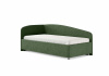 Кровать Paola L 90 200 Рогожка зеленый