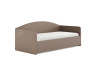 Кровать Uno 120 180 Эко-кожа кофе