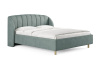 Кровать Valencia 120 190 Замша мятный