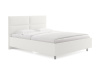 Кровать Omega 80 190 Эко-кожа белый
