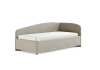 Кровать Paola R 90 180 Рогожка песочный